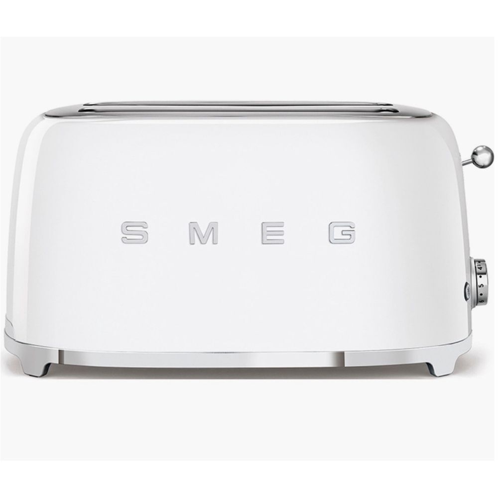 SMEG 4 Slice Steel Toaster IN COLOR SILVER NIB